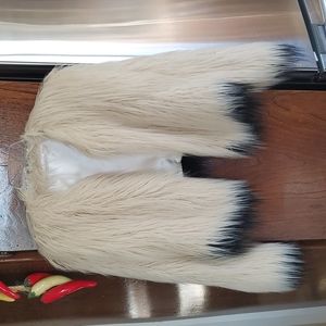 Cynthia Vincent Mongolian Faux fur jacket